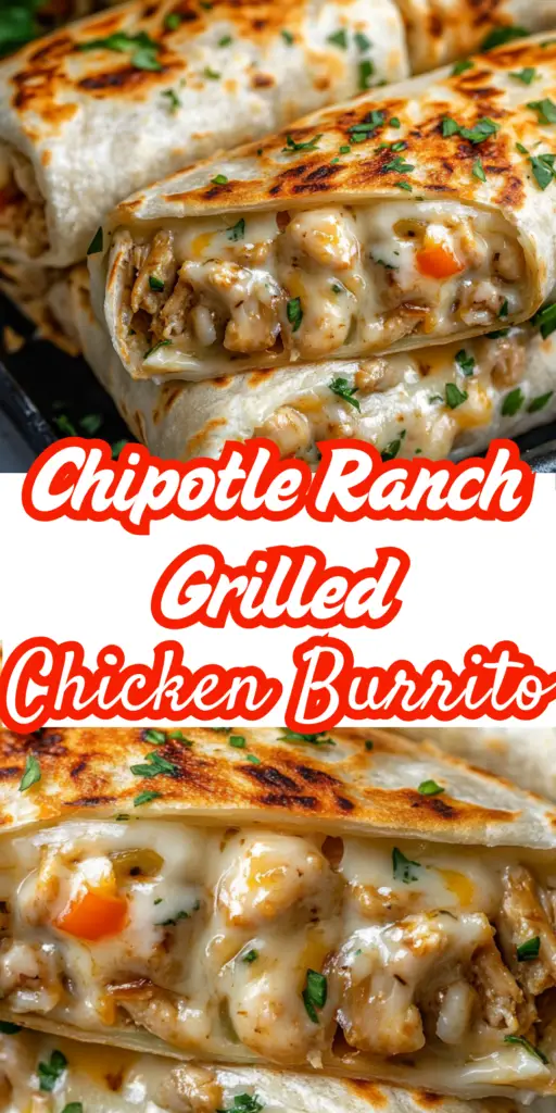 Delicious Chipotle Ranch Grilled Chicken Burrito Recipe 4 1 20