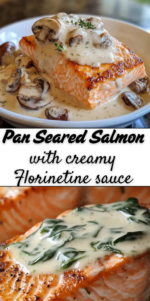 Pan-Seared Salmon with Creamy Florentine Sauce 4 11 2