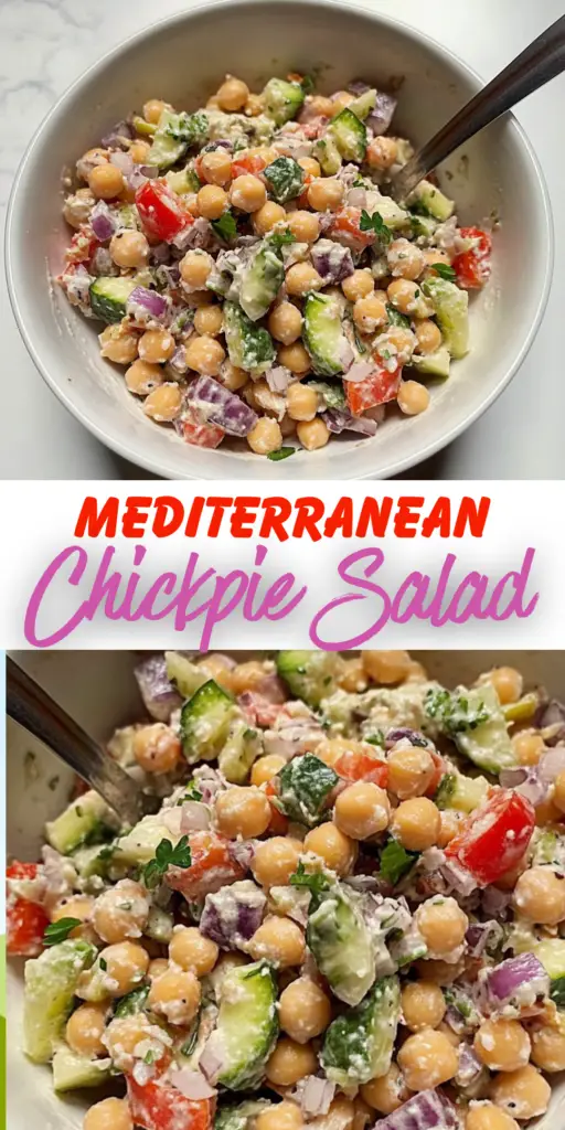 Mediterranean Chickpea Salad 4 16