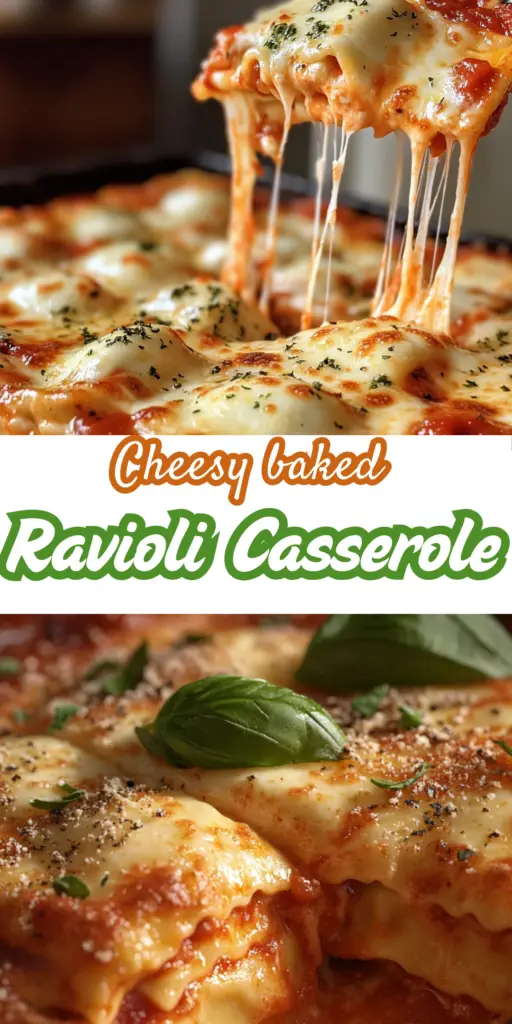 Cheesy Baked Ravioli Casserole Recipe 4 2 10