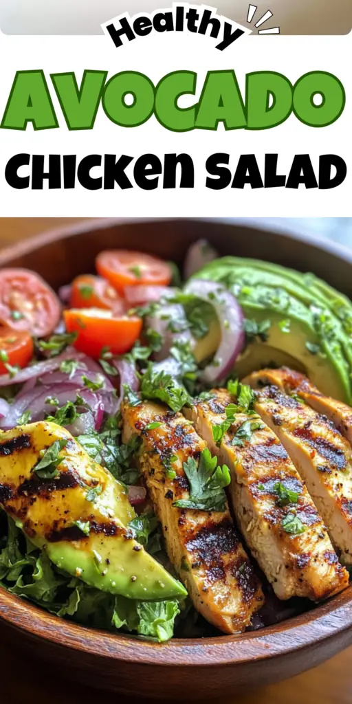 Healthy Avocado Chicken Salad 4 2 9