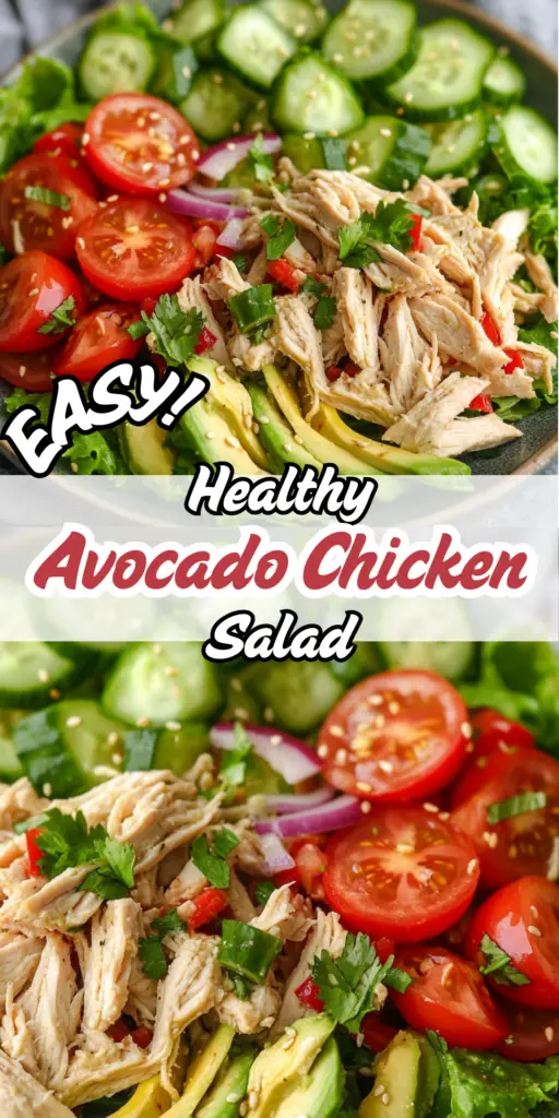 Healthy Avocado Chicken Salad 4 23
