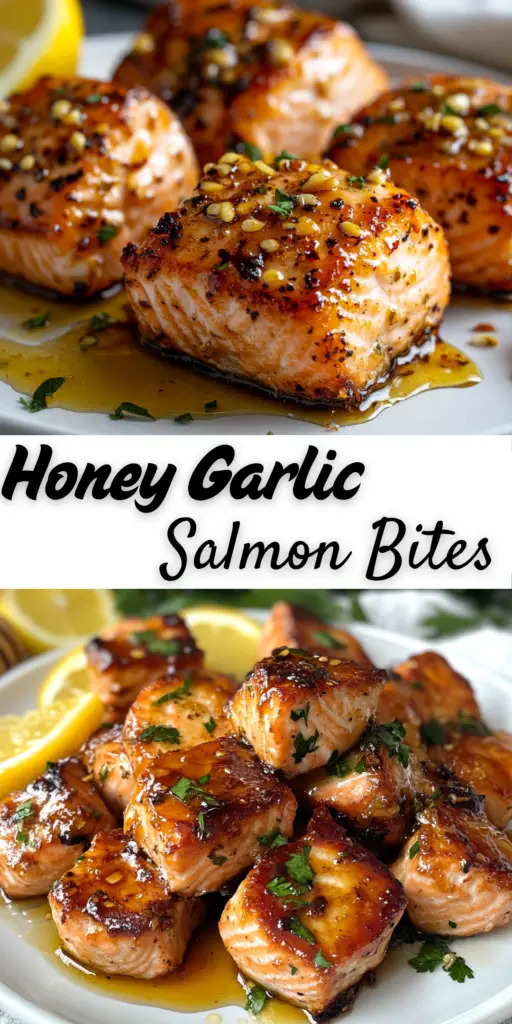 Honey Garlic Salmon Bites 4 3