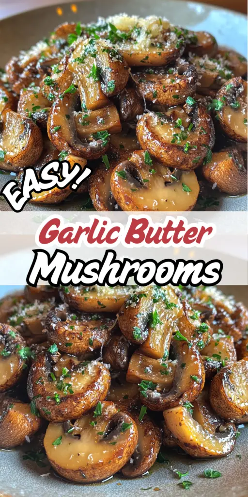 Garlic Butter Mushrooms (Christmas & Thanksgiving Recipe) 4 3 8