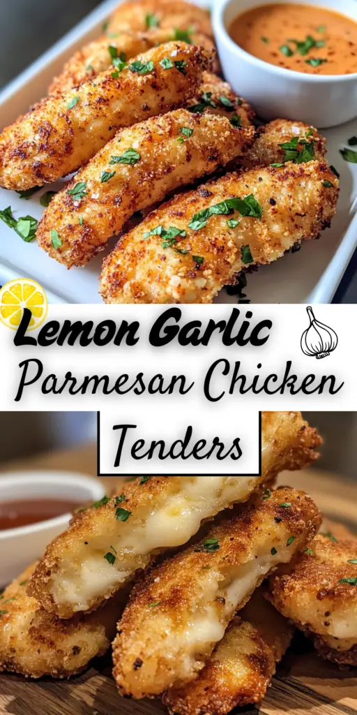 Lemon Garlic Parmesan Chicken Tenders 4 5 1