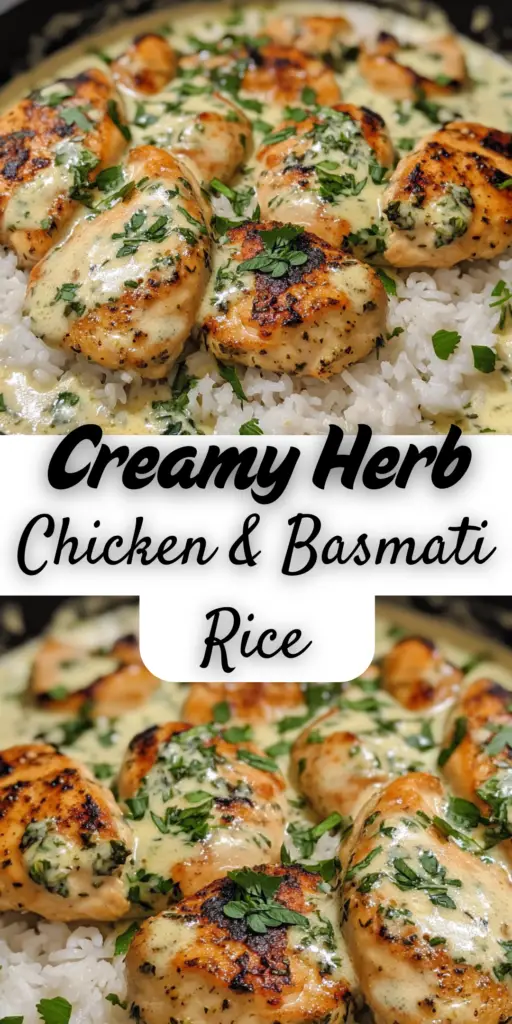 Creamy Herb Chicken & Basmati Rice 4 5 2