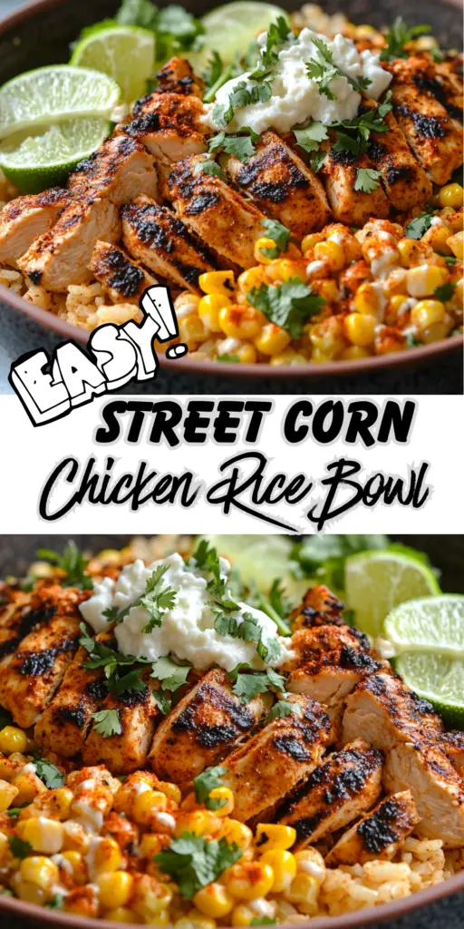 Street Corn Chicken Rice Bowl 4 5 3 1