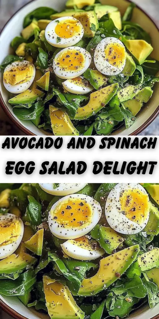 Avocado and Spinach Egg Salad Delight 4 7 10