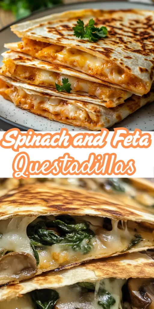 Spinach and Feta Quesadillas (20 Minutes) 4 Creamy Smothered