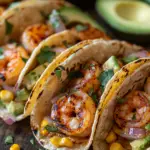 Air Fryer Bang Bang Shrimp Tacos 5 aybenabbou A close up shot at a 45 angle captures vibrant tacos 35c86e5a e99b 43fc 8cf2 2d594ff87b4b