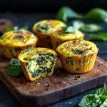 Healthy Spinach Egg Muffins Recipe 5 inesboulila A batch of freshly baked spinach egg muffins golden 6244eb50 f422 4837 b907 640a4fd5bc4a