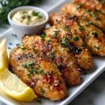Lemon Garlic Parmesan Chicken Tenders 5 inesboulila A contemporary kitchen setting featuring lemon garl 29a3c24e 816e 4786 baff 9574f415dbd1