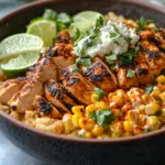 Street Corn Chicken Rice Bowl 5 inesboulila A flavorful street corn chicken rice bowl featuring a0d22732 9671 4e8a b094 f5ebb572b8ee