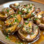 Steakhouse Garlic Butter Mushrooms 5 inesboulila A plate of Steakhouse Garlic Butter Mushrooms featu 3311d928 b41e 423a 8538 a735b120ca92