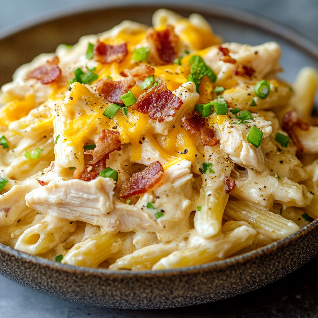 The Best Crack Chicken Penne Recipe 3 inesboulila A plate of The Best Crack Chicken Penne featuring t 494a60ce 2ad7 4849 aeb7 c61becd98355