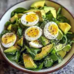 Avocado and Spinach Egg Salad Delight 5 inesboulila egg and avocado salad with seasoning on top give me 78493692 ffa0 4655 b2d4 1f218e15009d