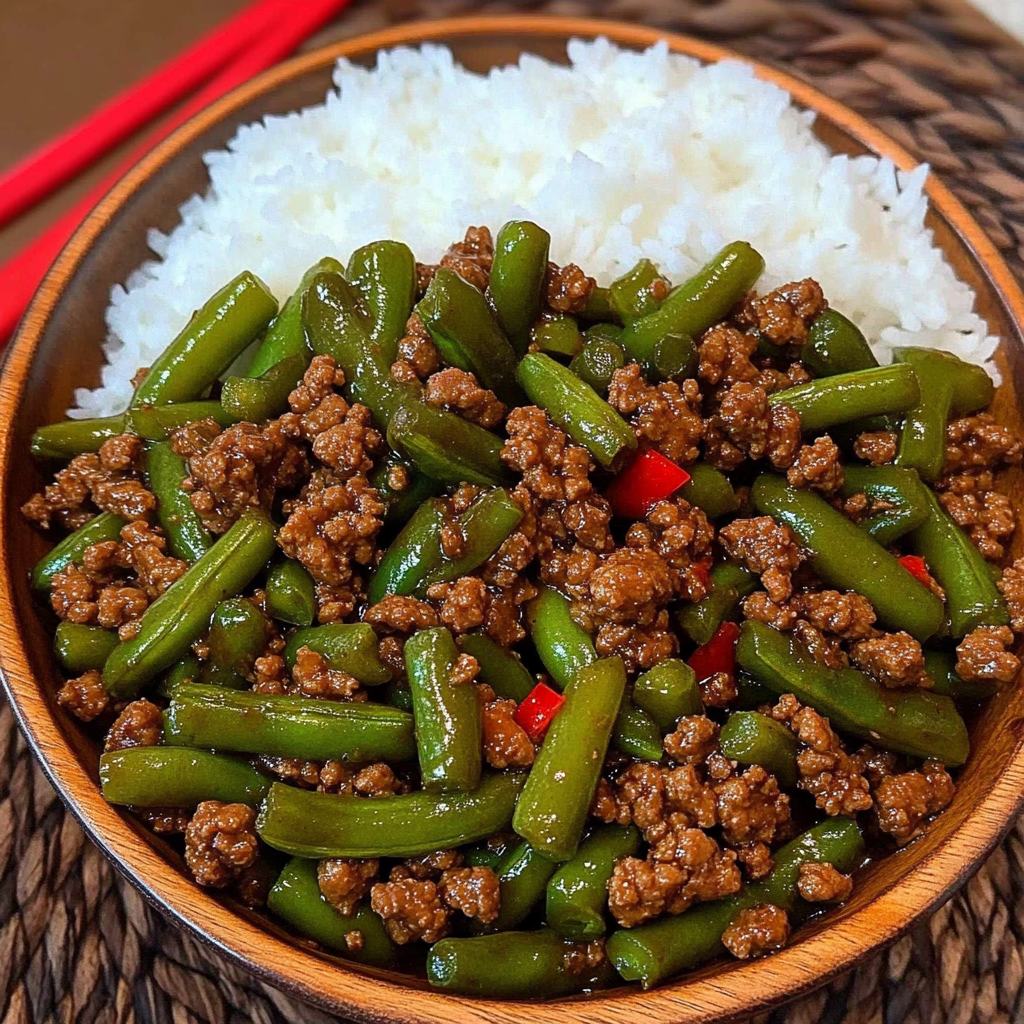 Hearty Ground Beef with Green Beans and Rice 3 inesboulila ground beef and green beans stir fry give me an ima 261ddd58 24d0 474c 903a bdc4b90a12ad