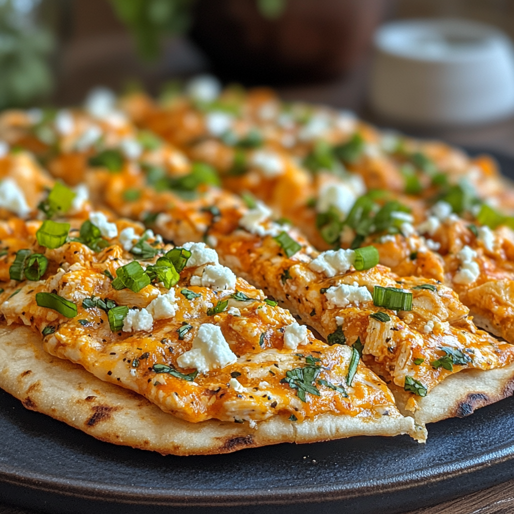 Easy Buffalo Chicken Flatbread 3 linhmaile2003 Flatbread with Buffalo Chicken Lavash stylize 2 c976d326 0fed 4bc5 aa35 d71bc985e994