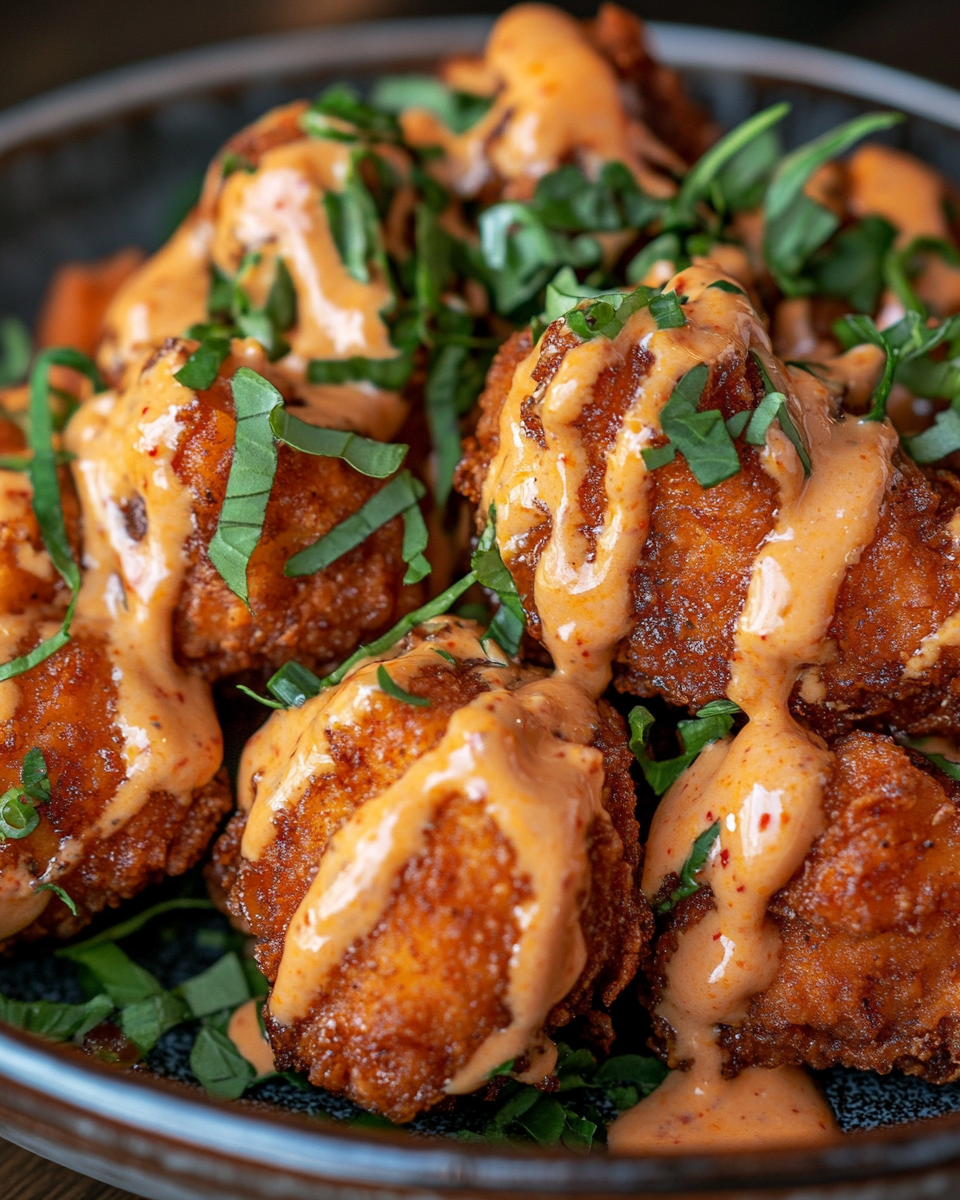 Crispy Bang Bang Chicken 3 moographics Crispy Bang Bang Chicken natural lightingcrispy fri a37571b7 f04b 49b9 9d9c 34b623d22c67