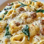 Creamy Garlic Parmesan Tortellini with Chicken & Broccoli 5 wzoune a food photo of mouthwatering delicious CROCKPOT CREAMY 3247f061 4a89 4376 9a91 4c91aac3b5aa 1