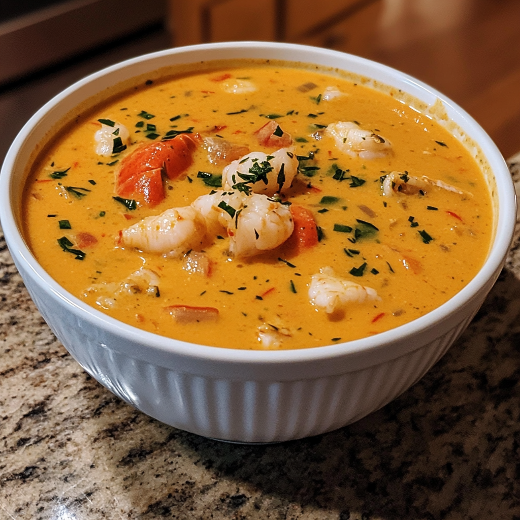Cajun Seafood Bisque with Corn – A Creamy, Flavorful Delight! 3 0 0 1
