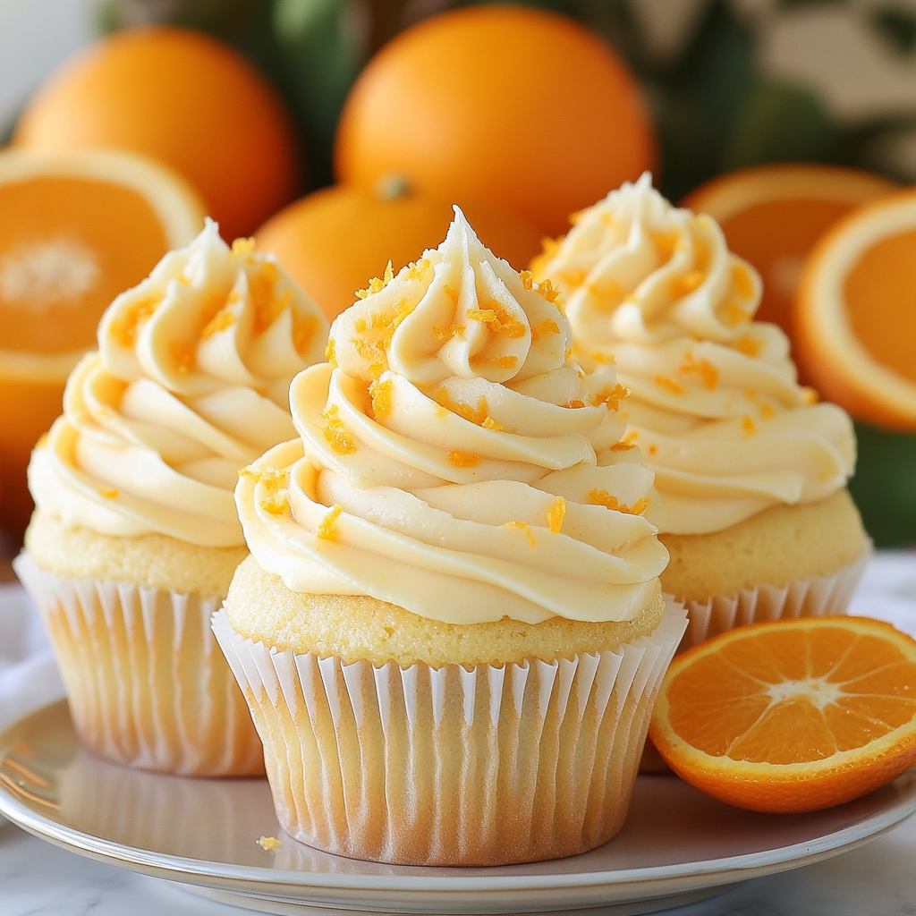 Bright and Flavorful Orange Cupcakes Recipe 3 0 1 15