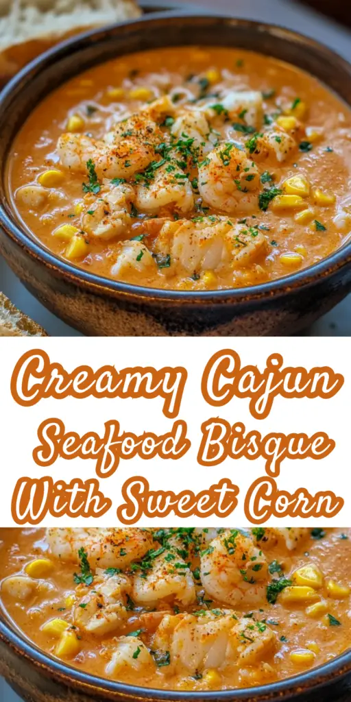 Rich Cajun Seafood Bisque – Creamy, Spicy & Irresistible! 2 1 41