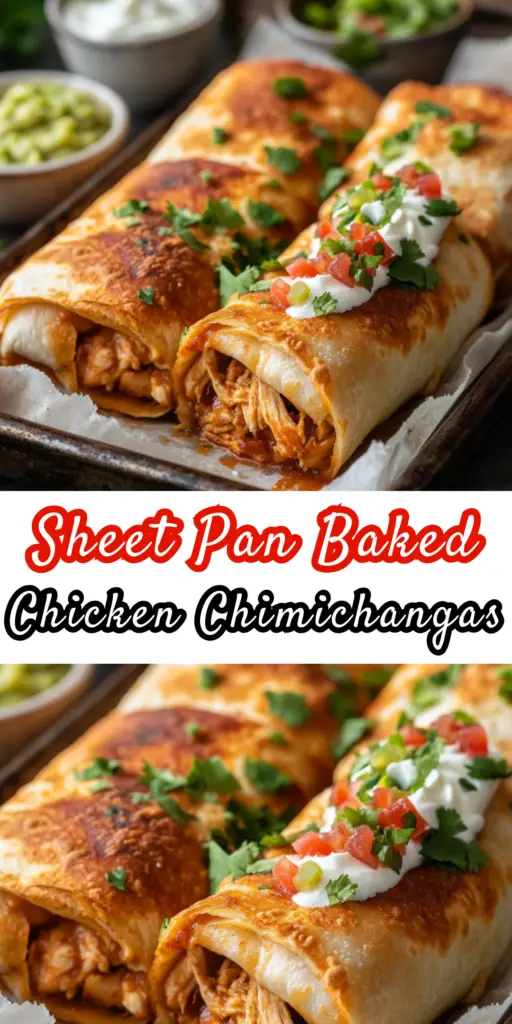 Sheet Pan Baked Chicken Chimichangas 4 1 70