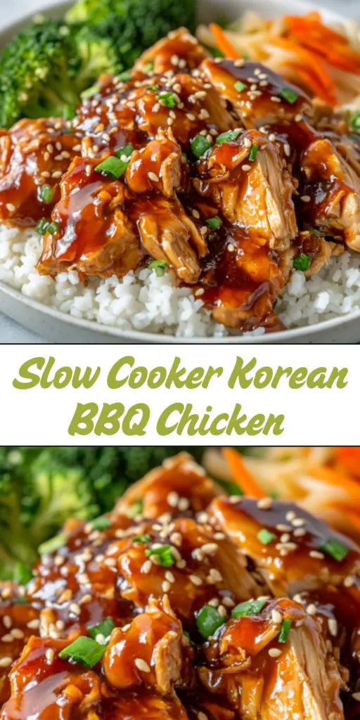 Slow Cooker Korean BBQ Chicken 4 10 38