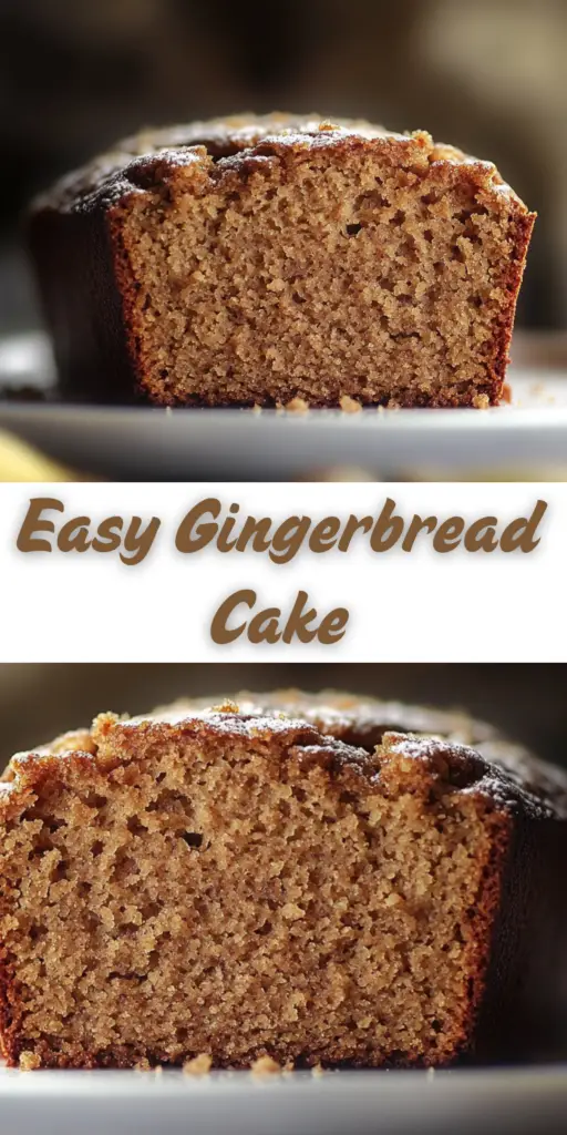 Gluten-Free Gingerbread Cake 4 11 15