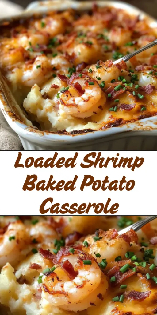 Loaded Shrimp Baked Potato Casserole: A Creamy, Delicious Delight 4 12 41