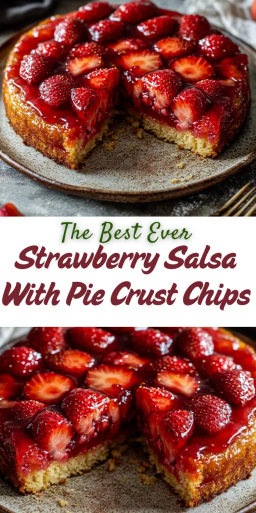 Delicious Easy Strawberry Salsa with Crunchy Pie Crust Chips 4 13 23