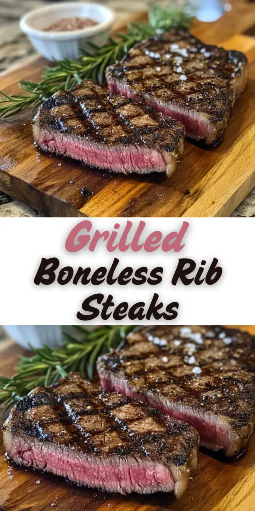 Grilled Boneless Rib Steaks 4 13 48