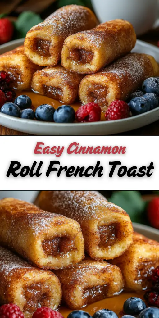 Easy Cinnamon Roll French Toast Roll-Ups – Perfect Breakfast Treat 4 15 12