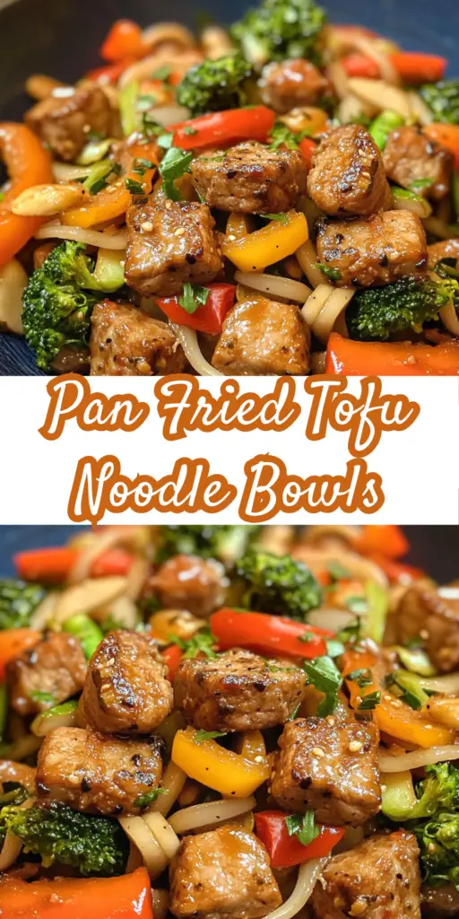 Pan Fried Tofu Noodle Bowls 4 16 13