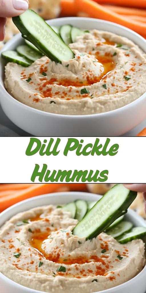 Creamy Dill Pickle Hummus for Every Occasion 4 17 13