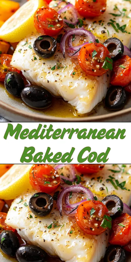 Healthy Mediterranean Baked Cod: Quick & Easy Recipe 4 17 16