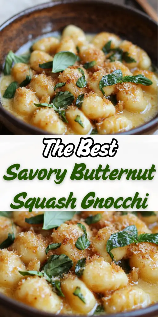 Savory Butternut Squash Gnocchi with Sage Butter 4 18 16