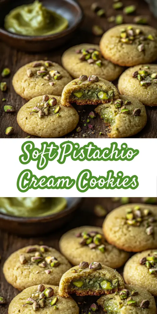 Soft Pistachio Cream Cookies 4 18 42