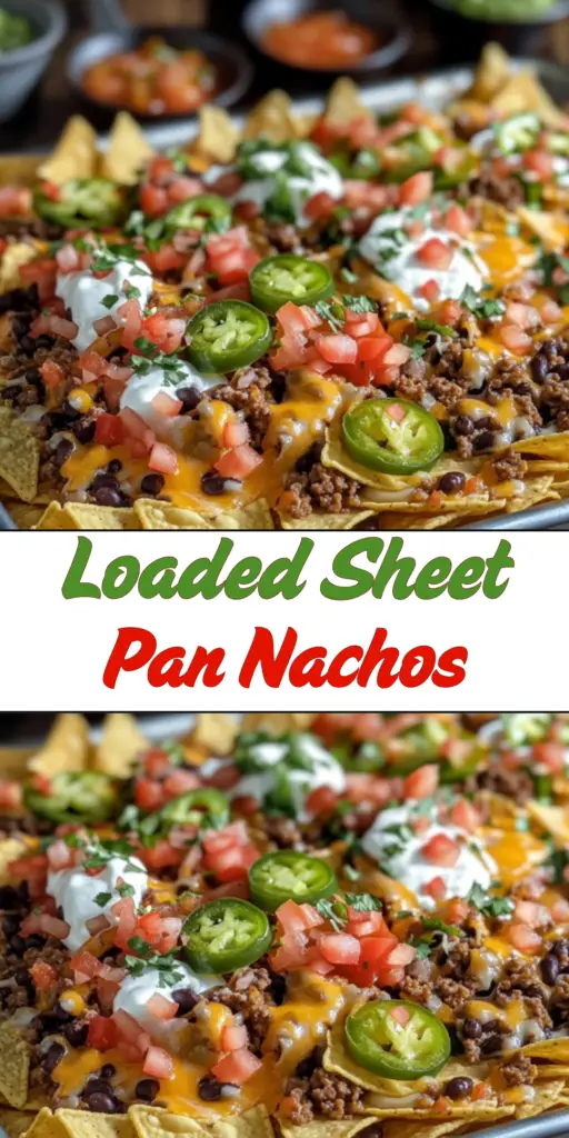 Game Day Loaded Sheet Pan Nachos Snack 4 19 27