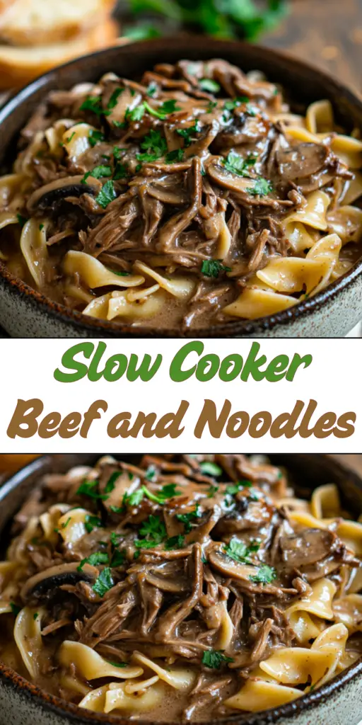 Slow Cooker Beef and Noodles (Easy One-Pot) 4 19 30