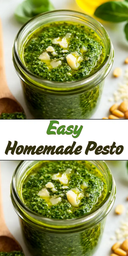 Easy Homemade Pesto - Condiment Recipe 4 19 33
