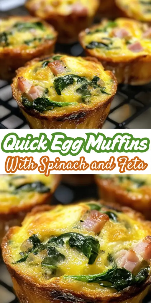 Quick & Healthy Egg Muffins with Spinach and Feta 4 2 11
