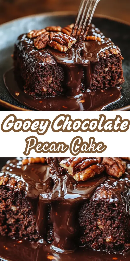 Gooey Chocolate Pecan Cake 4 2 16