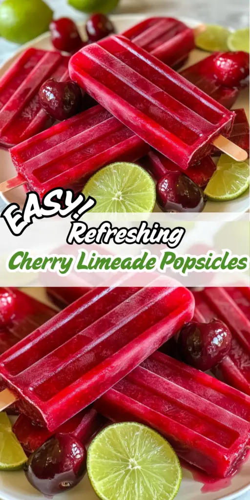 Cherry Limeade Popsicles 4 20 8