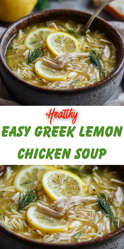 Easy Greek Lemon Chicken Soup – A One-Pot Comfort Meal! 4 21 8