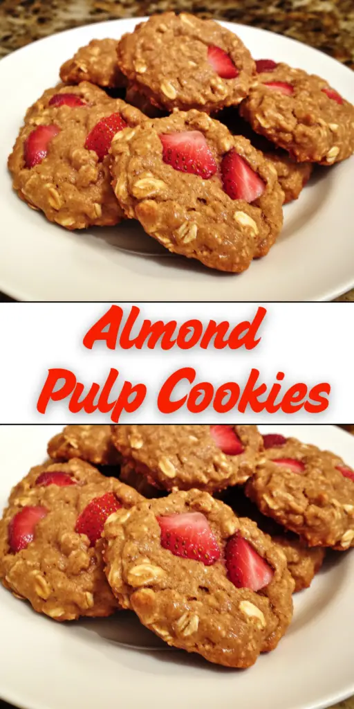 Almond Pulp Cookies - Use Leftover Almond Pulp To Make Thumbprints! 4 22 12