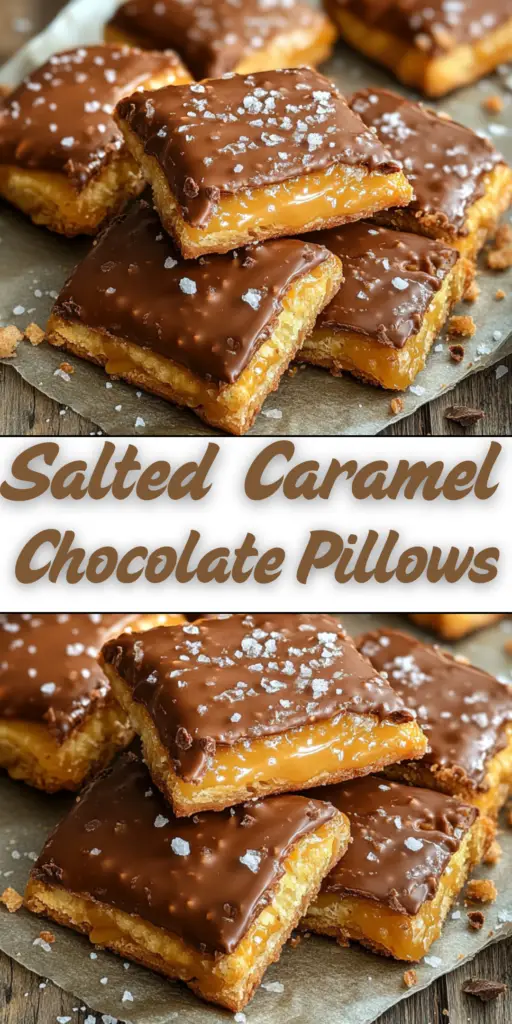 Salted Caramel Chocolate Pillow Cookies: Irresistibly Soft & Chewy! 4 22 13