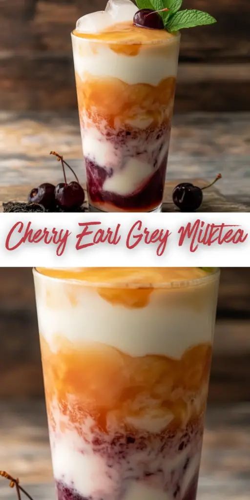 Cherry Earl Gray Milk Tea Recipe for Refreshing Indulgence 4 23 13