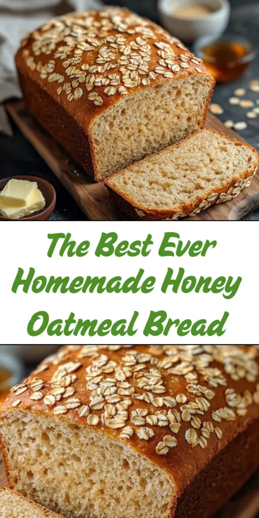 Homemade Honey Oatmeal Bread 4 24 21
